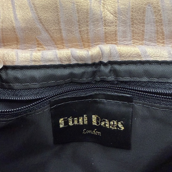 Etui London Floral CrossBody Clutch Leather Bag Detachable Strap - Picture 7 of 7